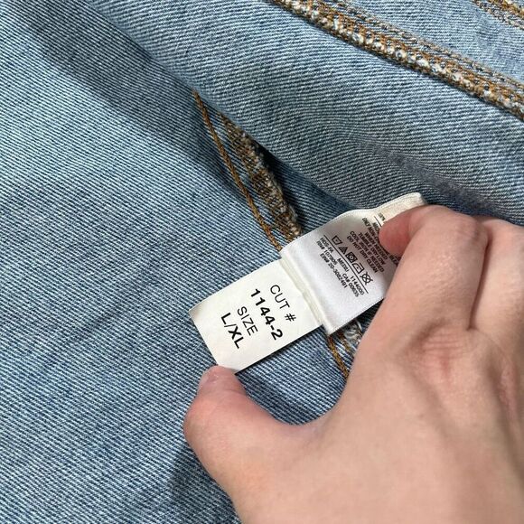 Hudson Blue Button Up Women’s Jacket Coat - Picture 4 of 6